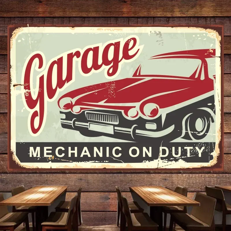 МЕХАНИК НА ДУТО, винтажный пос – обзор и цена Auto Repair Shop Banners